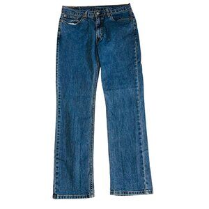 Levis 514 Mens Straight Fit Size 36x34 Blue Medium Wash Stretch Everyday Work